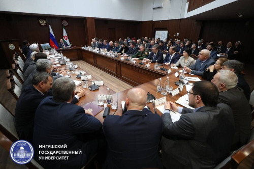 Ректор приняла участие в обсуждении плана празднования 80-летия победы в ВОВ под руководством главы республики.