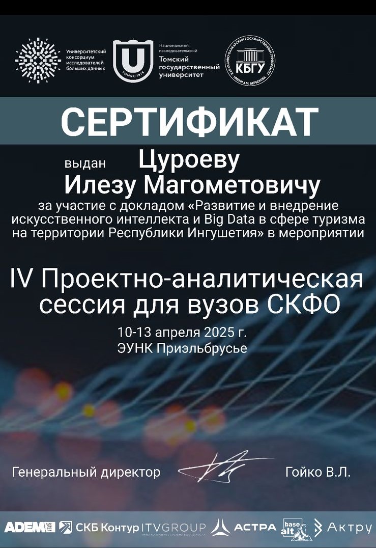 IV Проектно-аналитическая сессия для вузов Северо-Кавказского федерального округа (СКФО)
